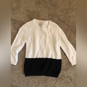 Ann Taylor Loft Black & White Sweater